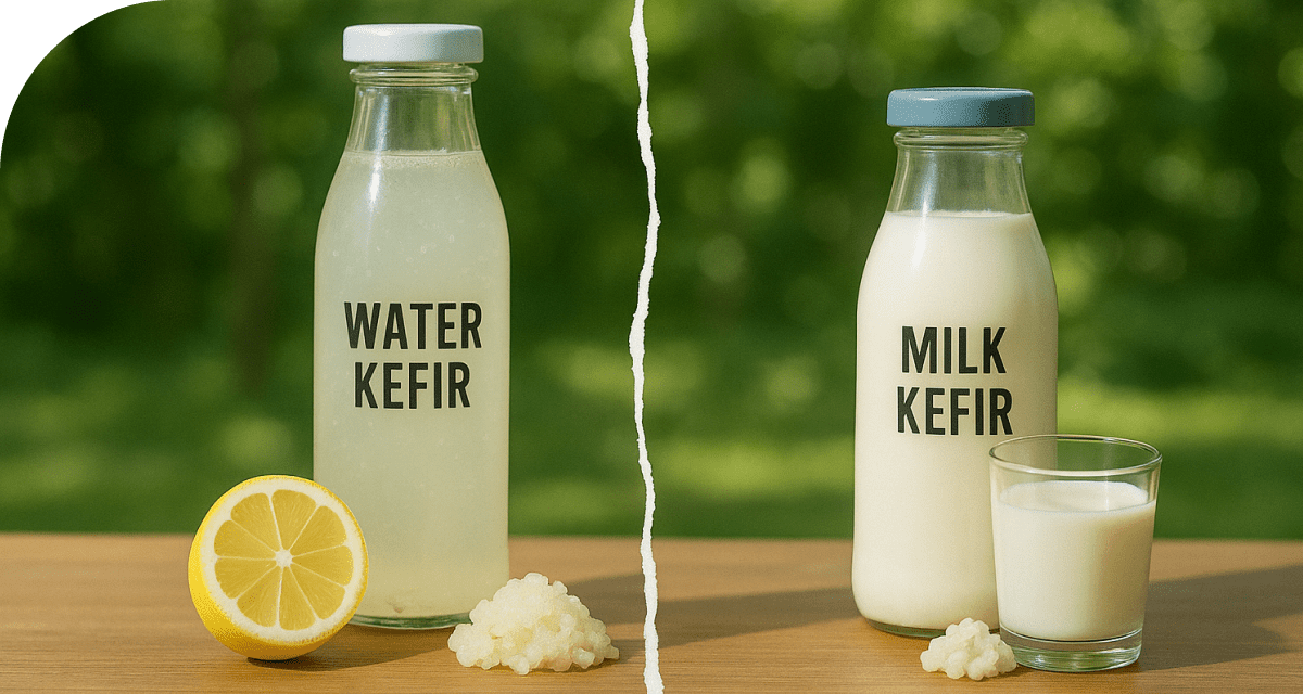 Blog image Water kefir vs Milk kefir