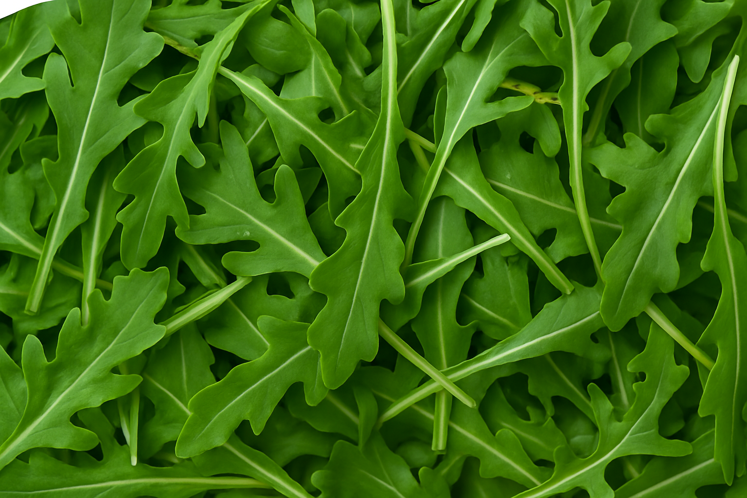 Vibrant Arugula Close-Up