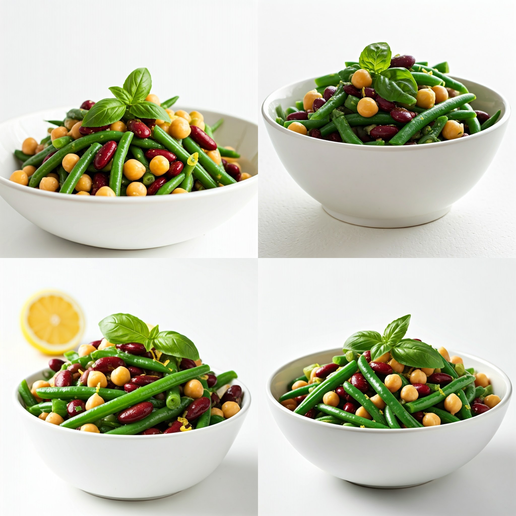 lemonbasilthreebeansalad