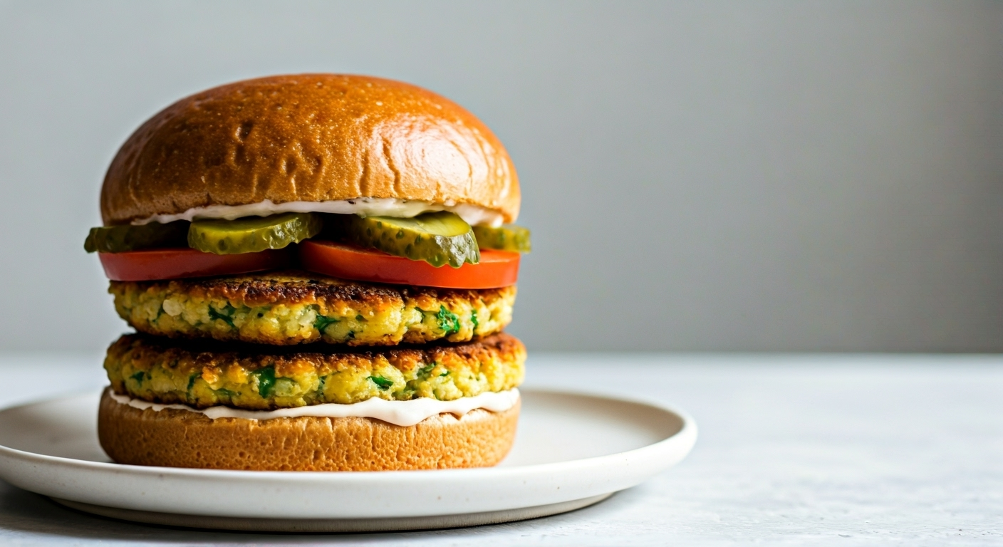 crispycauliflowerburgerwithpickleandtomato-cauliflowerburger-wide