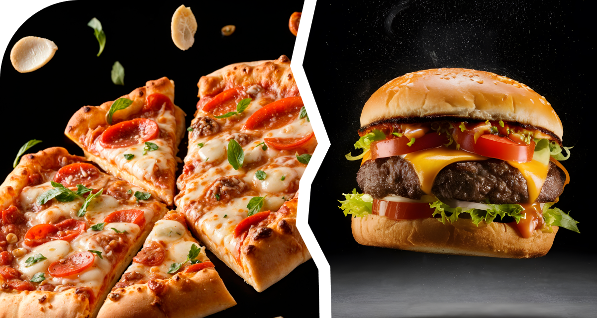 Pizza vs Burger