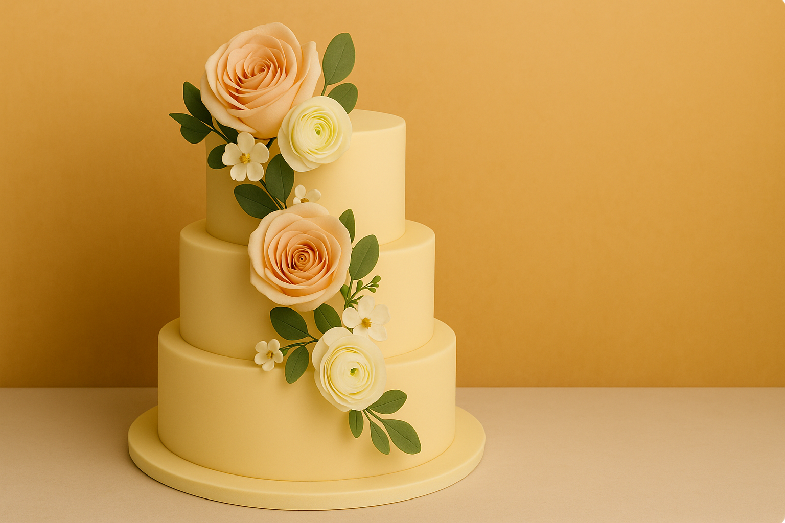Elegance in Golden Wedding Bliss