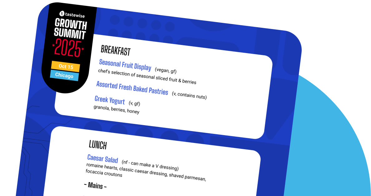 A Culinary Driven Menu