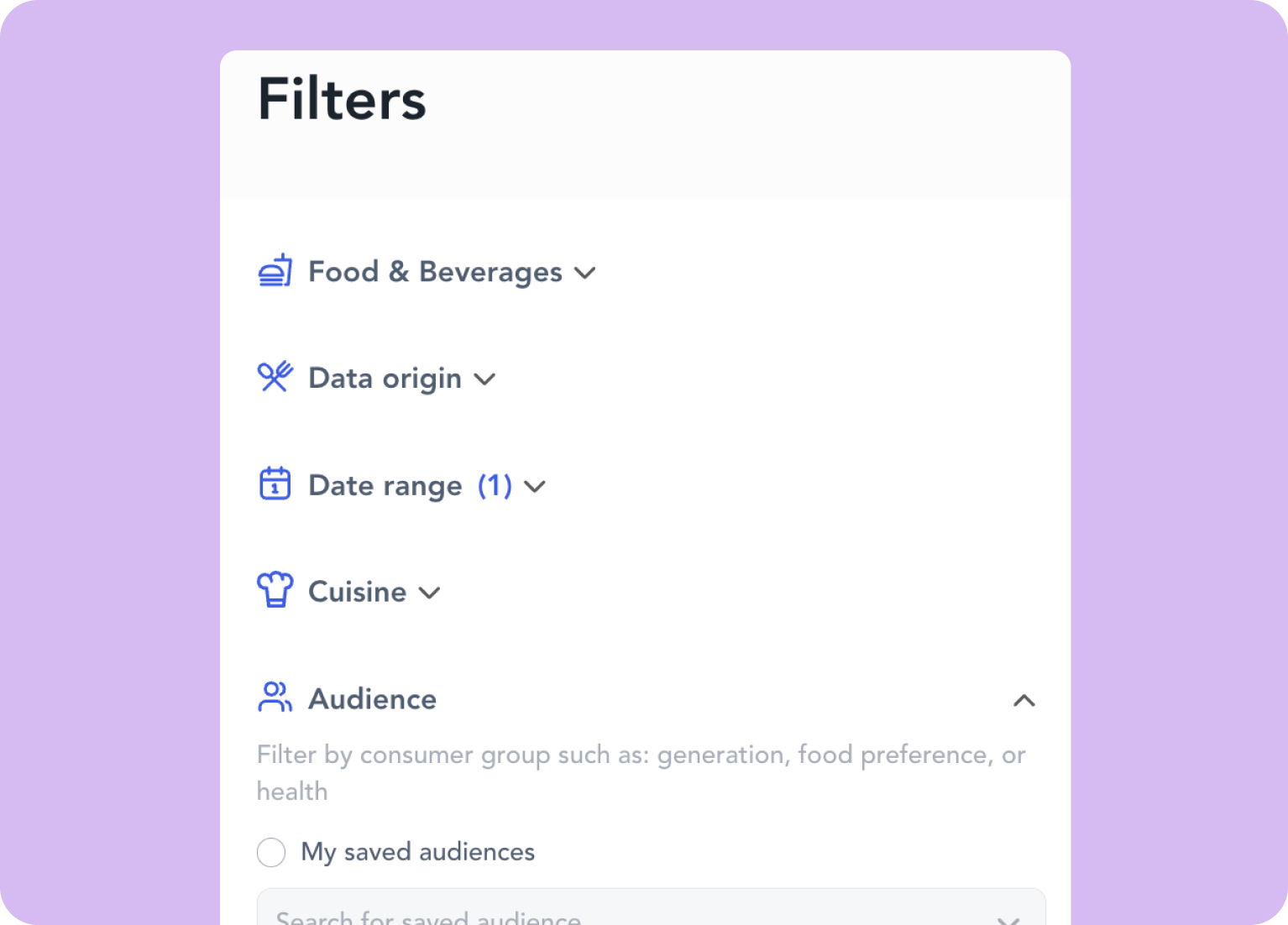 Custom Audiences interface