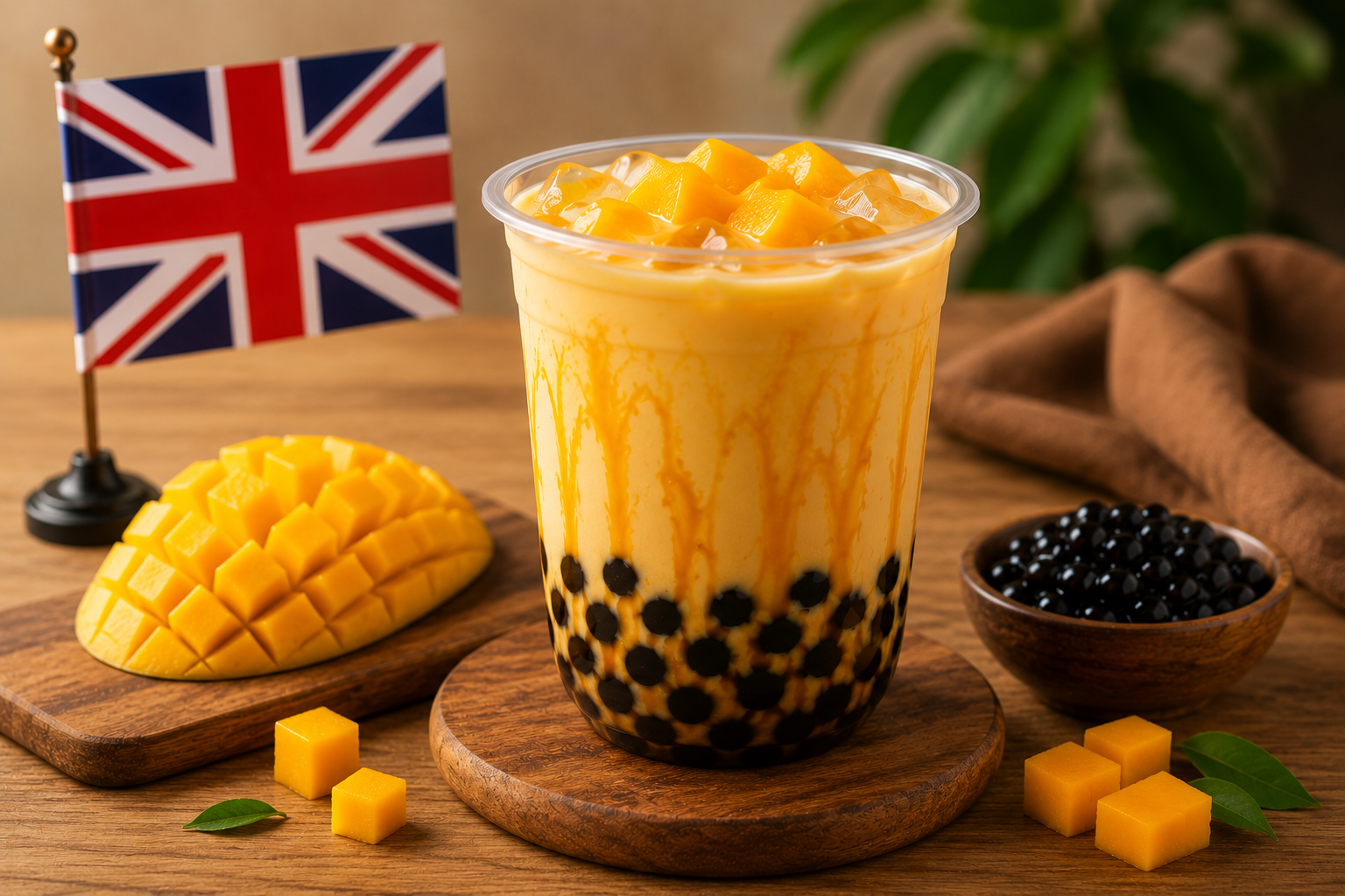 Mango bubble tea UK