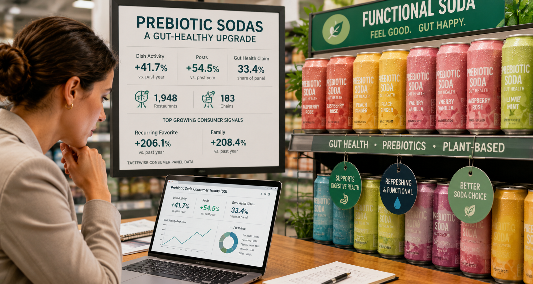 Prebiotic soda
